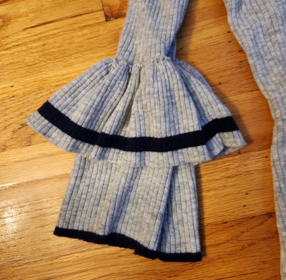 FRAME Rib Knit Ruffle Cuff Wool Blend Sweater Size Small - Picture 4 of 9